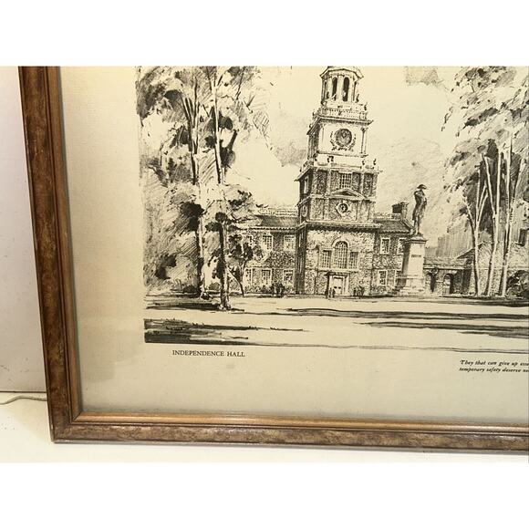 Independence Hall M Bradbury Hunmer Philadelphia PA T.D.M. Co 1942 - Picture 6 of 16